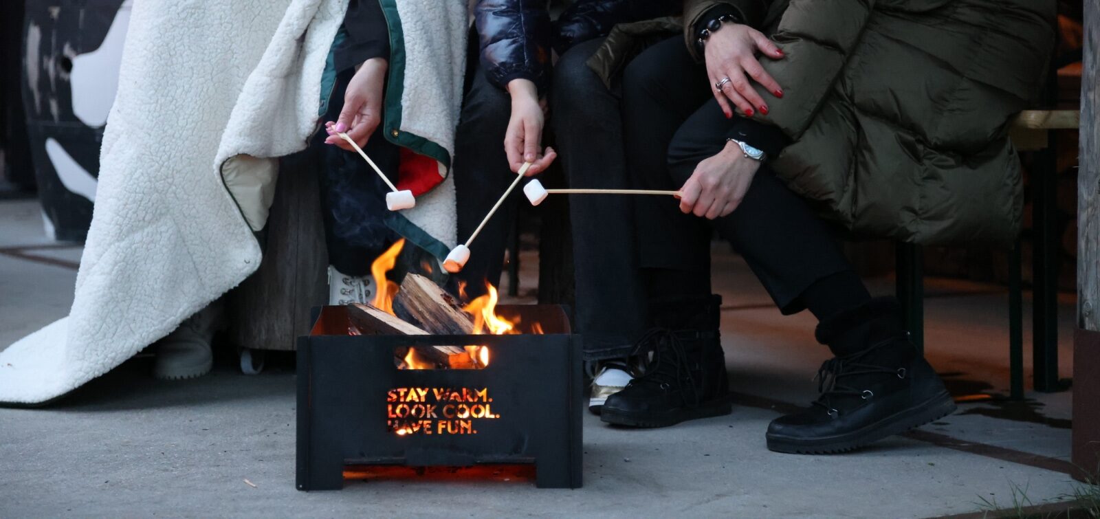 Fire pit marshmallow