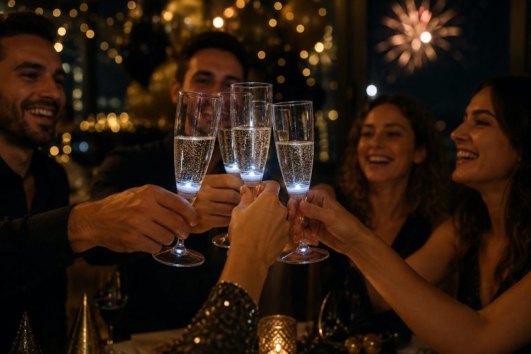 Champagne led glas2