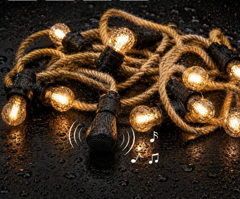 party led light spat water